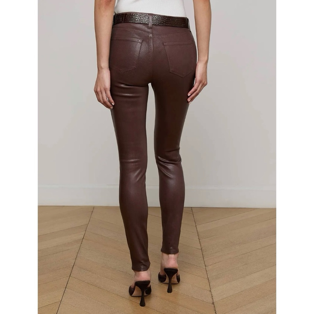 L’Agence Marguerite Cocoa Coated Skinny Jean - Picture 2 of 8